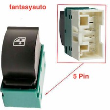 Fiat Idea Da 2004 A 2012 Interruttore Pulsante Alzavetro Dx Lato Passeggero 5Pin