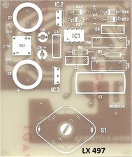 c.s. LX497 nuova ELETTRONICA Voltmetro Analogico Corrente Alternata LX 497 nE 