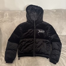 Cappotto Juicy Couture Velour Puffer Diamante nuovo prezzo consigliato £ 140