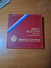 SAN MARINO - SERIE DIVISIONALE - 1981 CON MONETA DA 500 LIRE ARGENTO