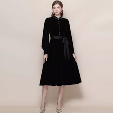 Vestito Midi Elegante Nero