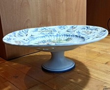 Alzata centrotavola ceramica di Bassano 29 cm fruttiera portafrutta Antiquariato