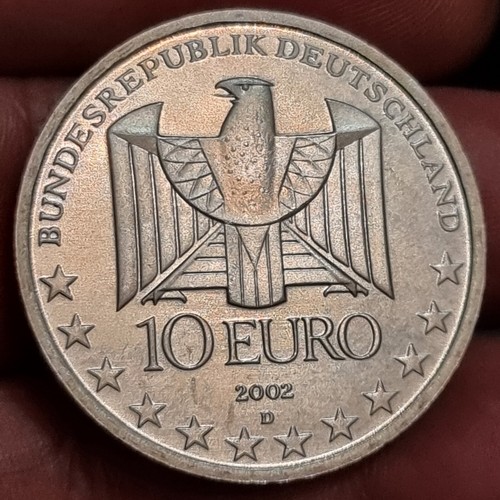 Euro silver coin 2002 d - 2002,