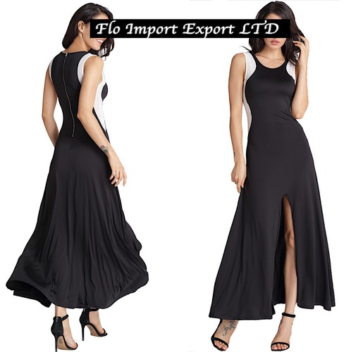 Vestito lungo donna con spacco - vestito,