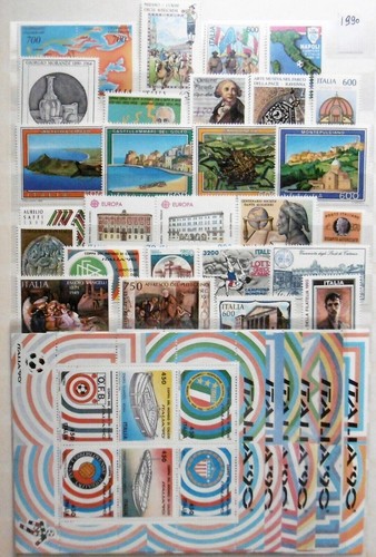 Italia repubblica mnh annata - italia,
