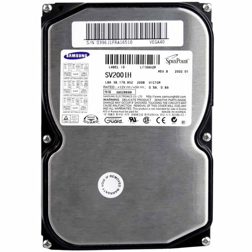 Samsung sv2001h hard disk - disk, hdd