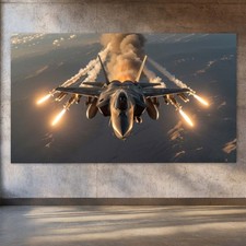 Fighter jet art tela per - jet,