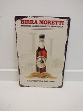  Insegna Latta Birra Moretti