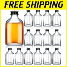 Bottiglie in vetro trasparente con tappi - 100 ml (confezione da 32)