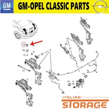 OPEL ASTRA H CABRIO SUPPORTO PIASTRA APERTURA TETTO NUOVO ORIGINALE 13208159