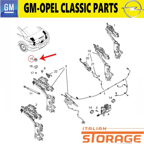 Opel astra cabrio supporto - h,