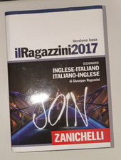 dizionario Ragazzini 2017 inglese-italiano italiano-inglese Zanichelli