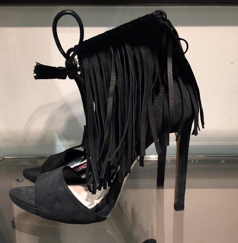 Zara woman fringed high heeled - zara,