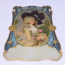 BASE DI CALENDARIO GIORNALIERO FINE '800 DONNA IN COSTUME 