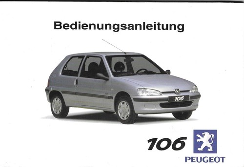 Peugeot 106 manuale - peugeot, uso