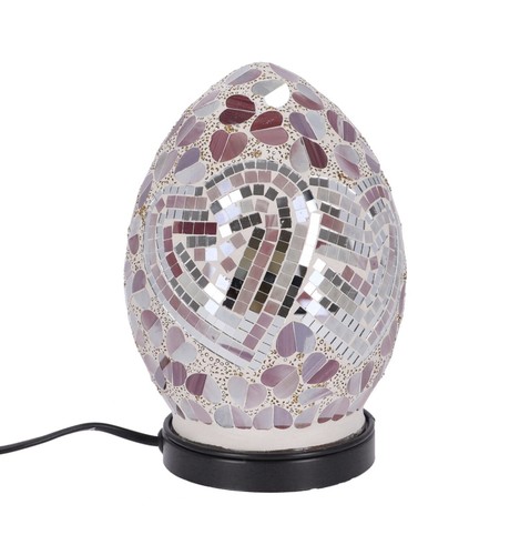 Lampada tavolo mosaico idea