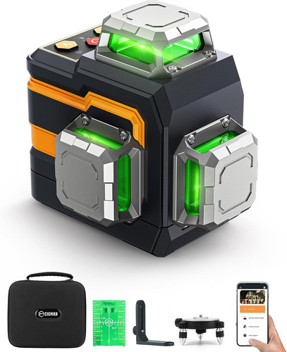 Livella laser verde 3x360 - livella, 3x360°