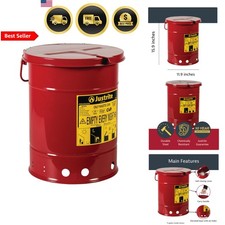 Bidone Sicurezza Straccio Olio