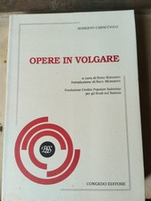 Opere In Volgare - Roberto Caracciolo - Congedo Editore