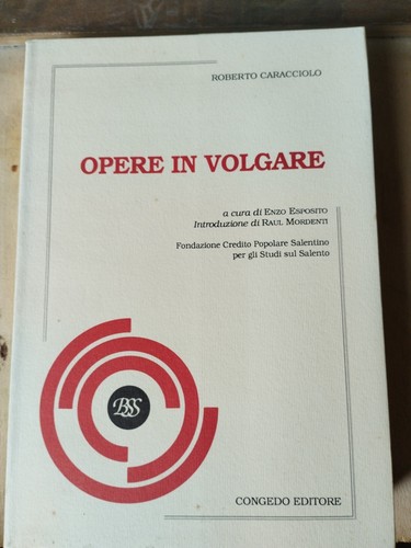 Opere volgare roberto - opere,