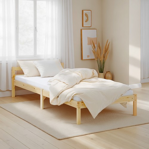 Letto legno massello - letto,