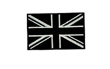 Patch toppe toppa ricamate termoadesiva bandiera regno unito uk nero camo