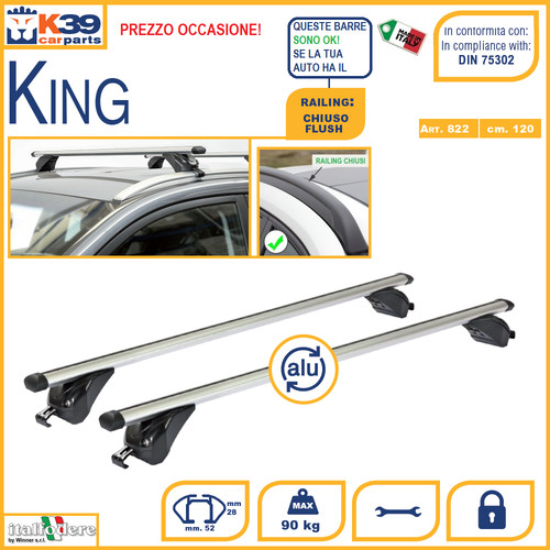 Barre portatutto k39 - barre,