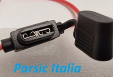  PORTAFUSIBILE PER FUSIBILE A LAMA PORT. 30A MONT.  CAVO 105° 600V ( x 4 PEZZI )