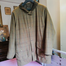 CHRYSALIS cappotto, giacca, loden english tweed United Kingdom vintage xxl