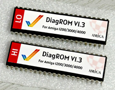 Commodore Amiga Chip DiagROM 1.3 Diagnostic ROM SET LO HI  Amiga 1200 3000 4000