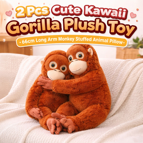 Peluche gorilla kawaii carino