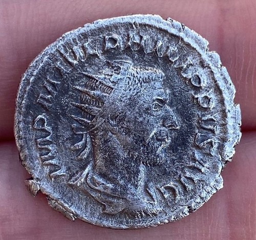 Antica moneta argento romana - d'argento,