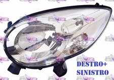 COPPIA FARI FANALE PROIETTORE DX+SX H4 PRED REG ELETT CITROEN C1 05>14