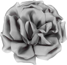 Spilla Fiore Raso Seta, Grande