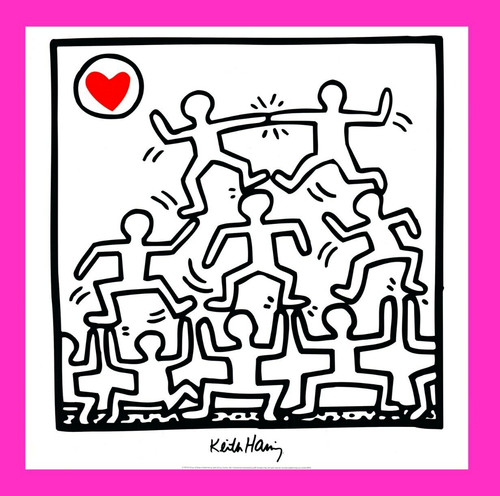 1987 keith haring - man, show