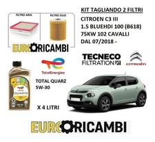 KIT TAGLIANDO 2 FILTRI TECNECO