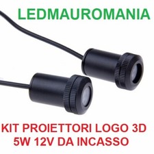 Kit Luci Led Sotto Porta Compatibile ALFA ROMEO Proiettore Incasso 12V Cortesia