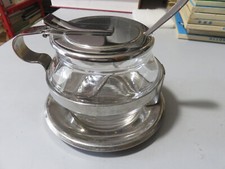 Zuccheriera Formaggiera Contenitore Zucchero In Vetro e Inox buone condizioni