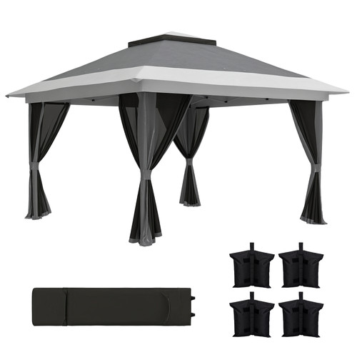 Outsunny gazebo pieghevole - outsunny,