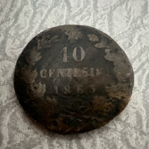 Moneta centesimi 1862 1863 - 10,