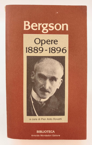 Opere 1889 1896 bergson - 1889,
