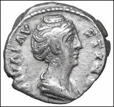 DIVA FAUSTINA I Denario in