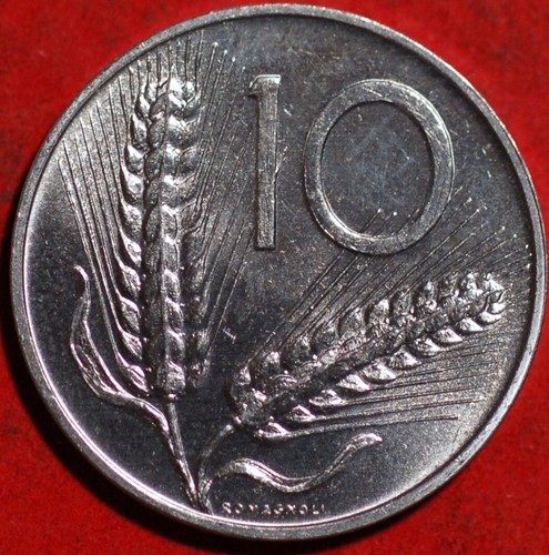 Italy lire 1974 93 - 10, km#