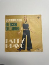 Disco Patty Pravo Sentimento Gli occhi dell'Amore 45 Giri
