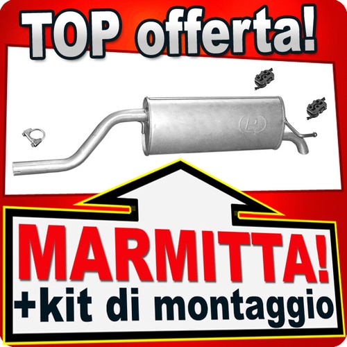 Silenziatore posteriore per - silenziatore,