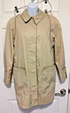 Vintage  Woman’s Brem Rainwear Trench Coat Size 10 