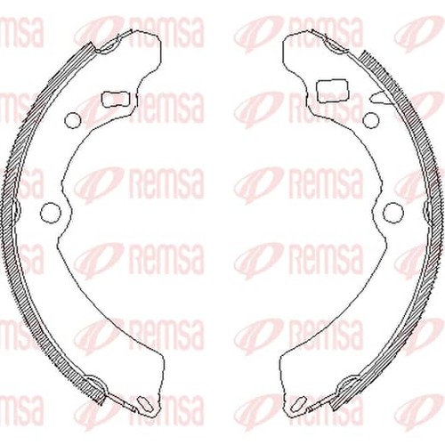 Kit ganasce freno remsa - kit,