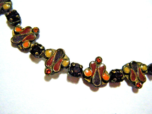 Collana vintage fiori - vintage,