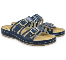 Donna Scarpe Casual Scarpe Estive LEDI Anatomic Blu Tgl 37 Modello 703 N25H5G