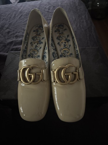 Gucci mules beige ebano - gg,